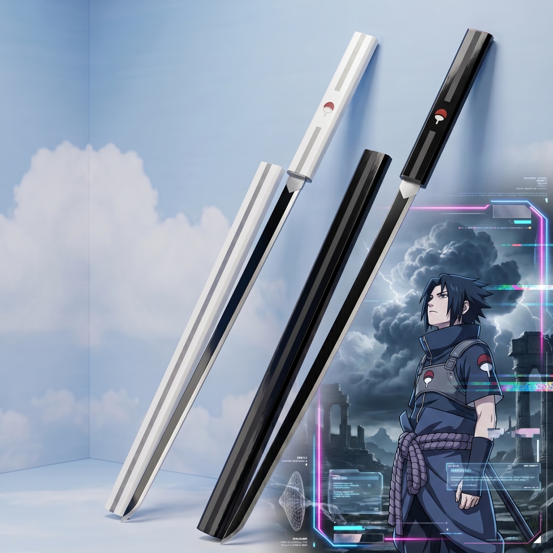 Anime Cosplay Katana - 35.4inch Naruto Uchiha Sasuke Katana Anime