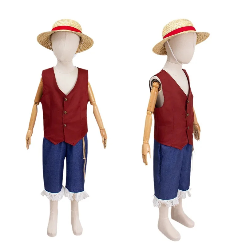 Anime Cosplay Kid - ▶❤Movie Luffy Cosplay Costume Anime Monkey