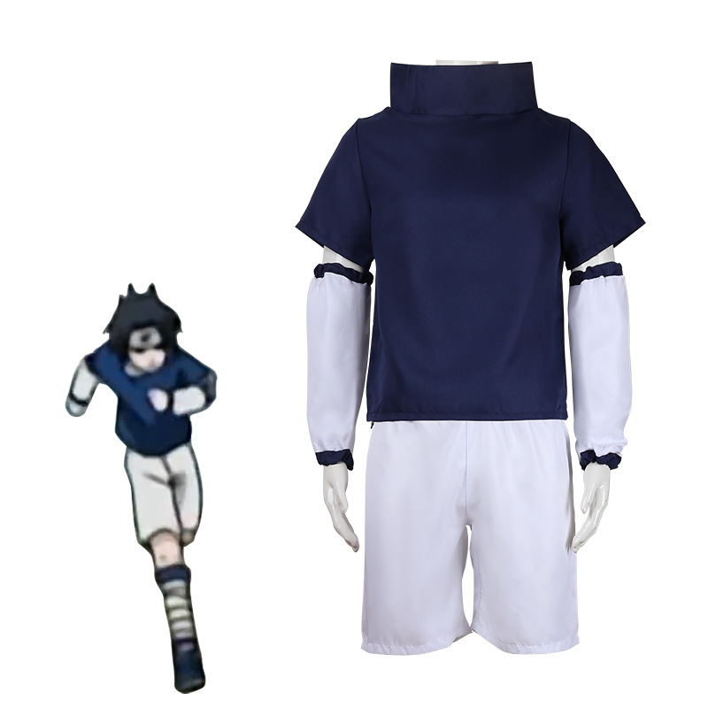 Anime Cosplay Kid - Anime Uchiha Sasuke Cosplay Costume For