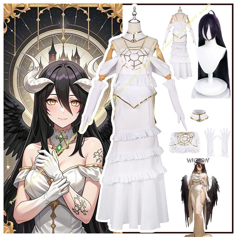 Anime Cosplay Albedo - Cosplay Costumes Anime Over albedo Girls