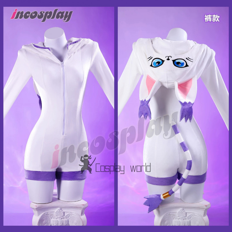 Anime Tailmon‌ Cosplay Costume - Anime Cosplay Bodysuit recension och pris