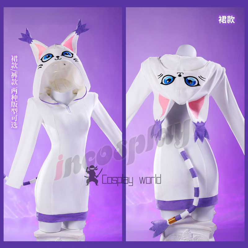 Anime Tailmon‌ Cosplay Costume - Anime Cosplay Bodysuit recension och pris