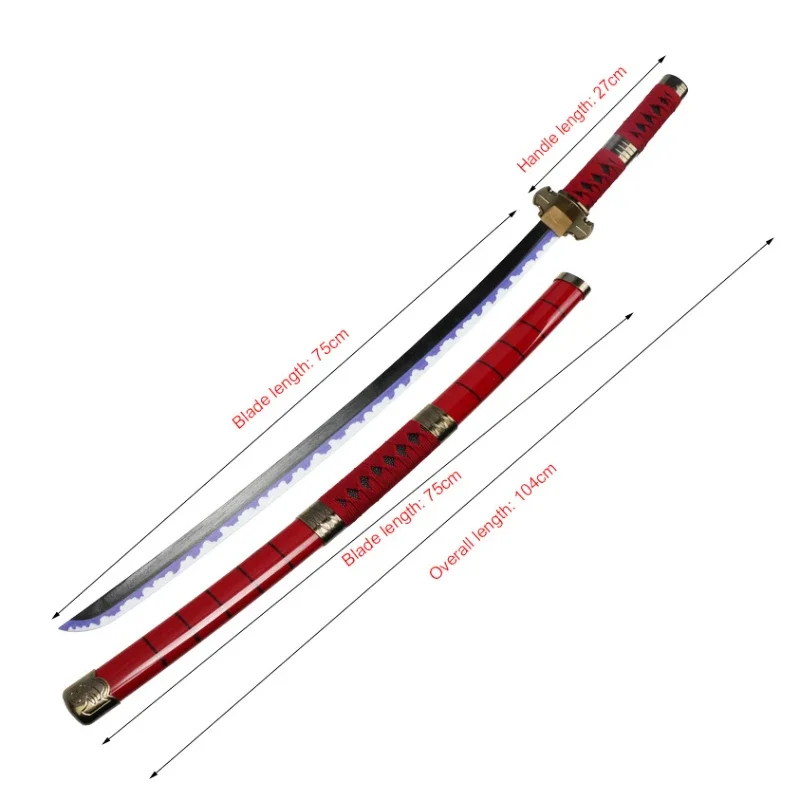 2026 Roronoa Zoro Katana Anime - Anime Cosplay Katana recension och pris