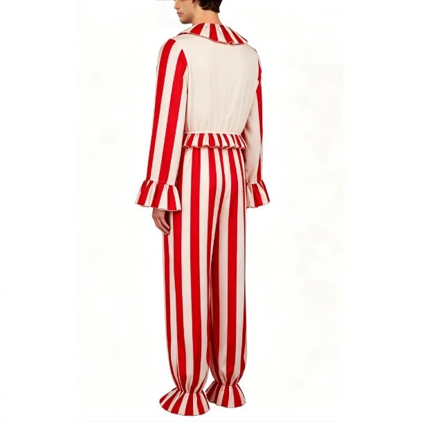 Halloween Scary Corn Clown Cos - Anime Cosplay Bodysuit recension och pris