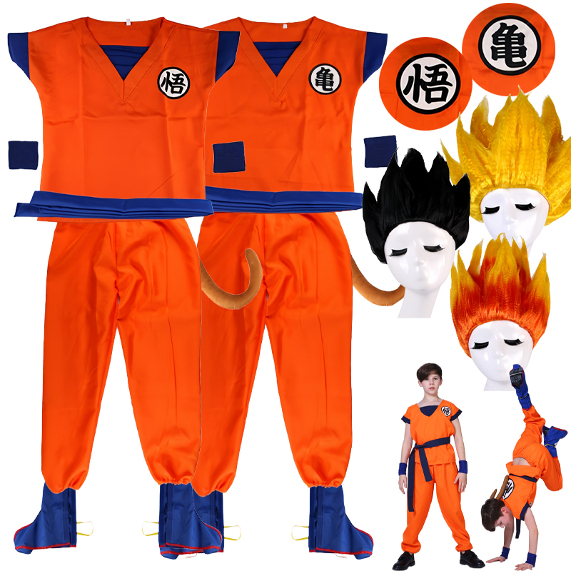 Halloween Goku Adult Kids Suit - Anime Zoey Cosplay recension och pris