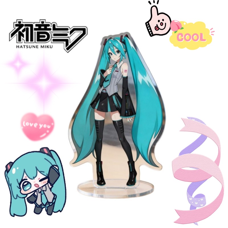 Hatsune Miku 10cm Acrylic Stan - Anime Cosplay Anime recension och pris