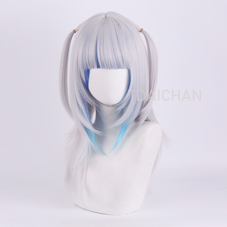 2025 Gawr Gura Cosplay Wig Whi - Anime Cosplay Event 2025 recension och pris
