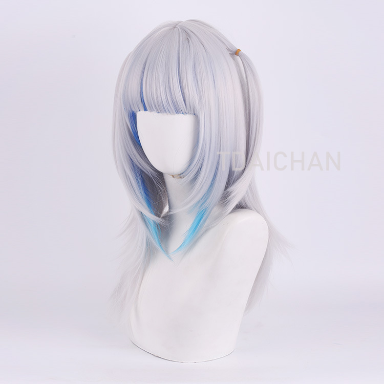2025 Gawr Gura Cosplay Wig Whi - Anime Cosplay Event 2025 recension och pris