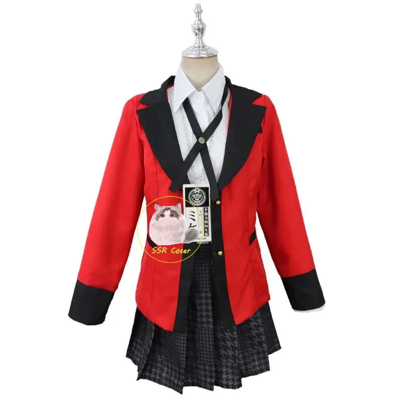 Anime Jabami Yumeko Cosplay Co - Anime Cosplay Kakegurui recension och pris
