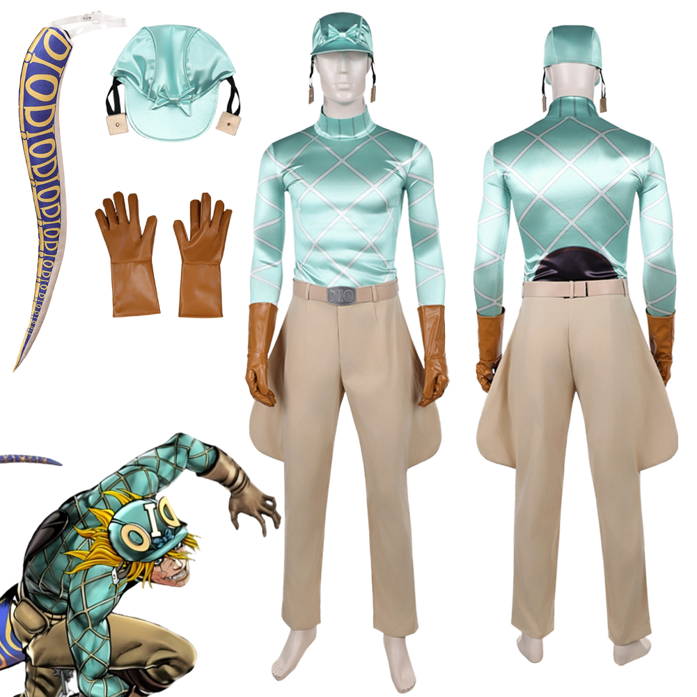 Anime Bizarre Adventure Steel  - Anime Cosplay Outfits Male recension och pris