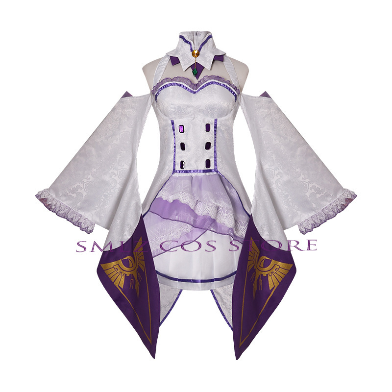 Emilia Cosplay Anime Re Zero K - Anime Cosplay Dresses recension och pris