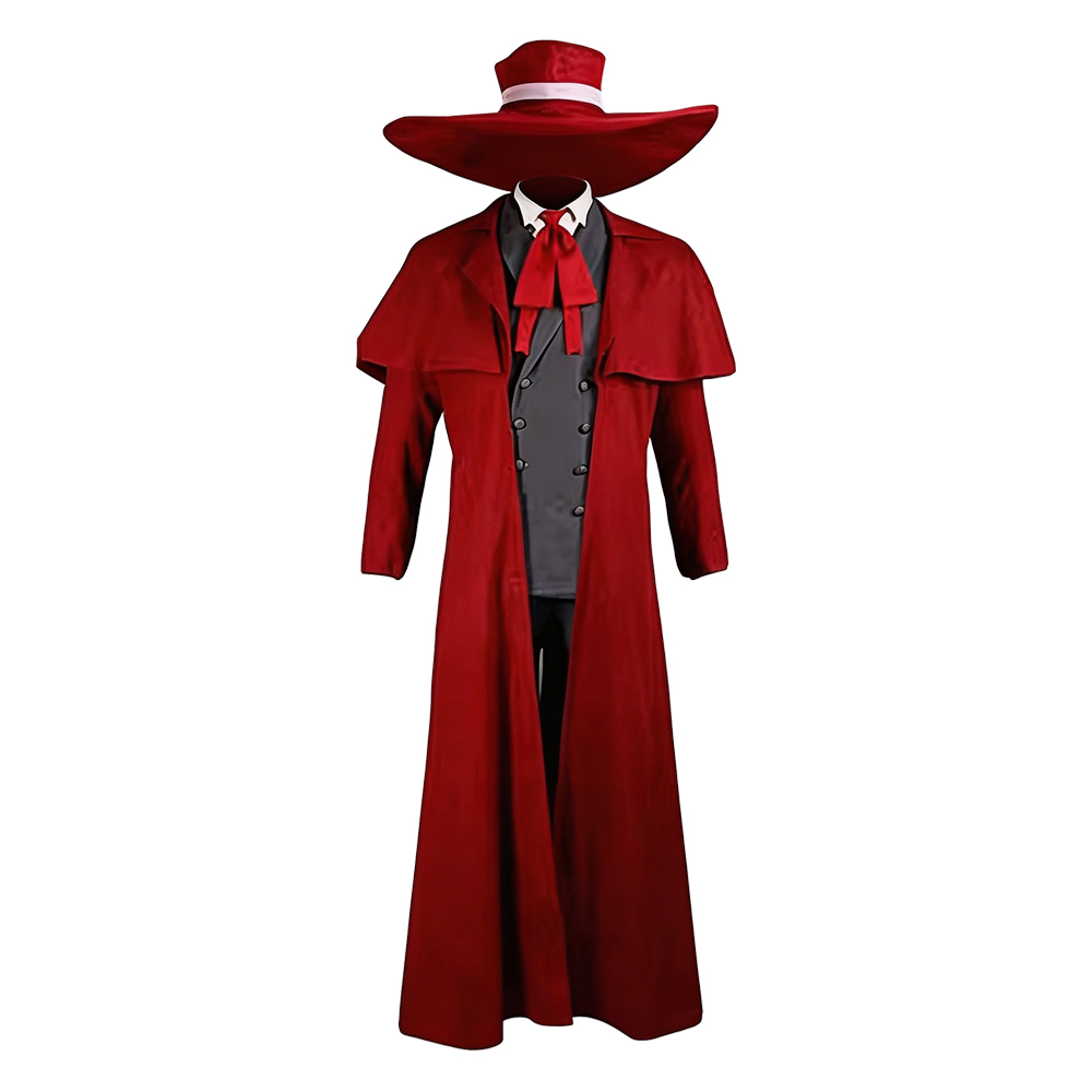 Alucard Cosplay Uniform Costum - Anime Cosplay Outfits Male recension och pris