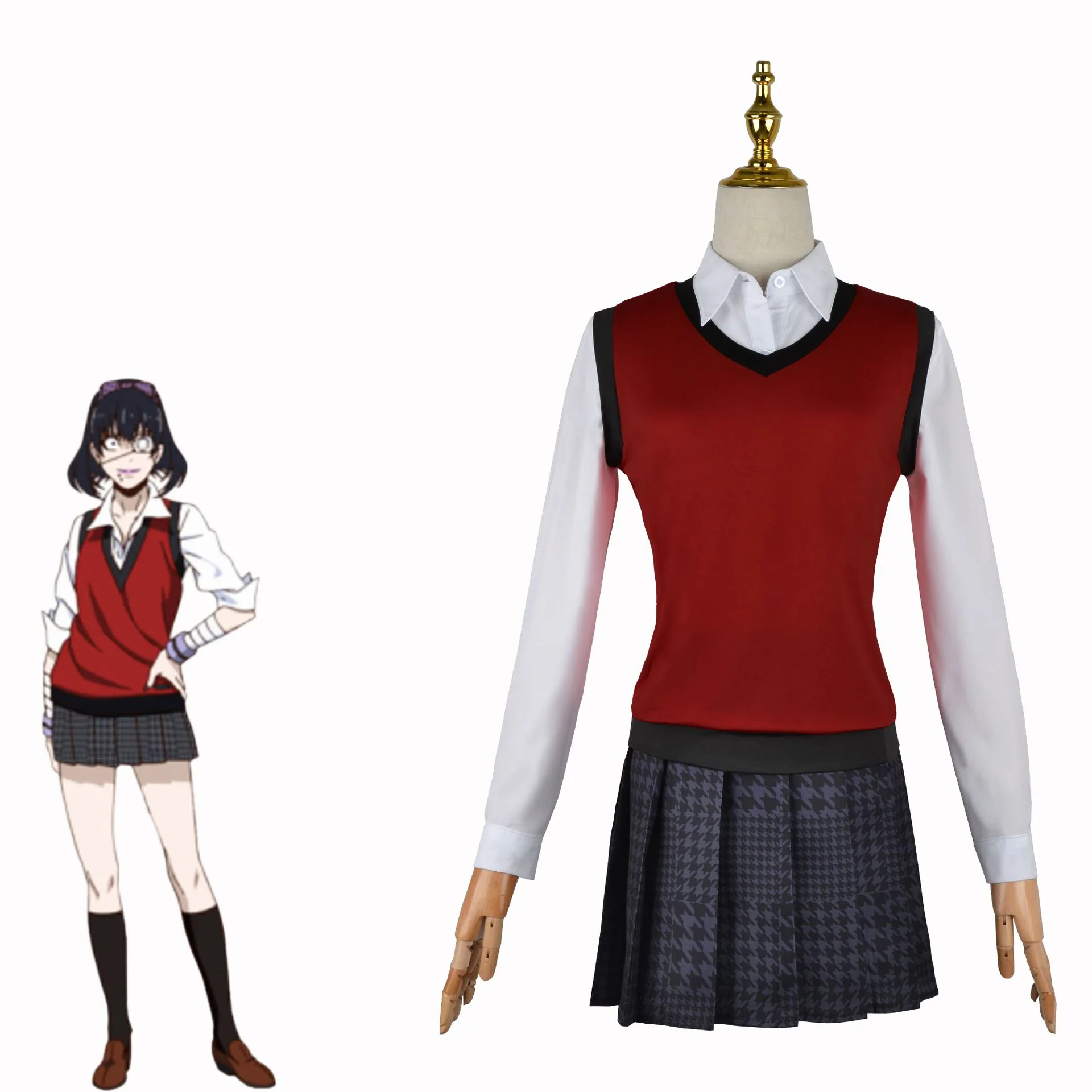 Japanese School Uniform Vest s - Anime Cosplay Kakegurui recension och pris