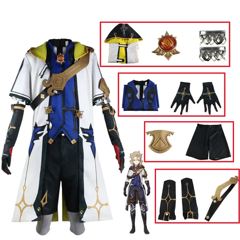 2026 Genshin Impact Costume Al - Anime Cosplay Albedo recension och pris