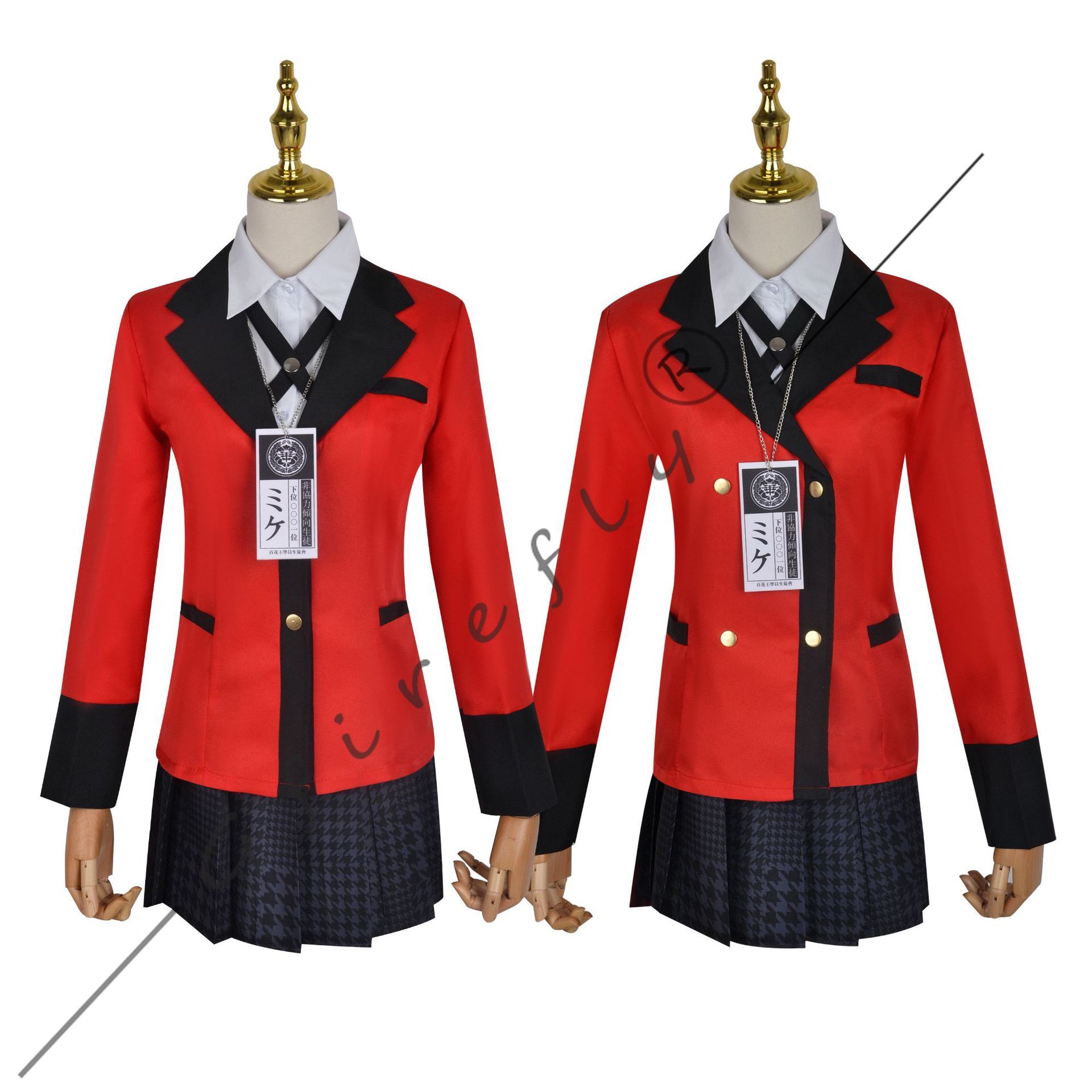 Kakegurui Cosplay Costume Jyab - Anime Cosplay Kakegurui recension och pris