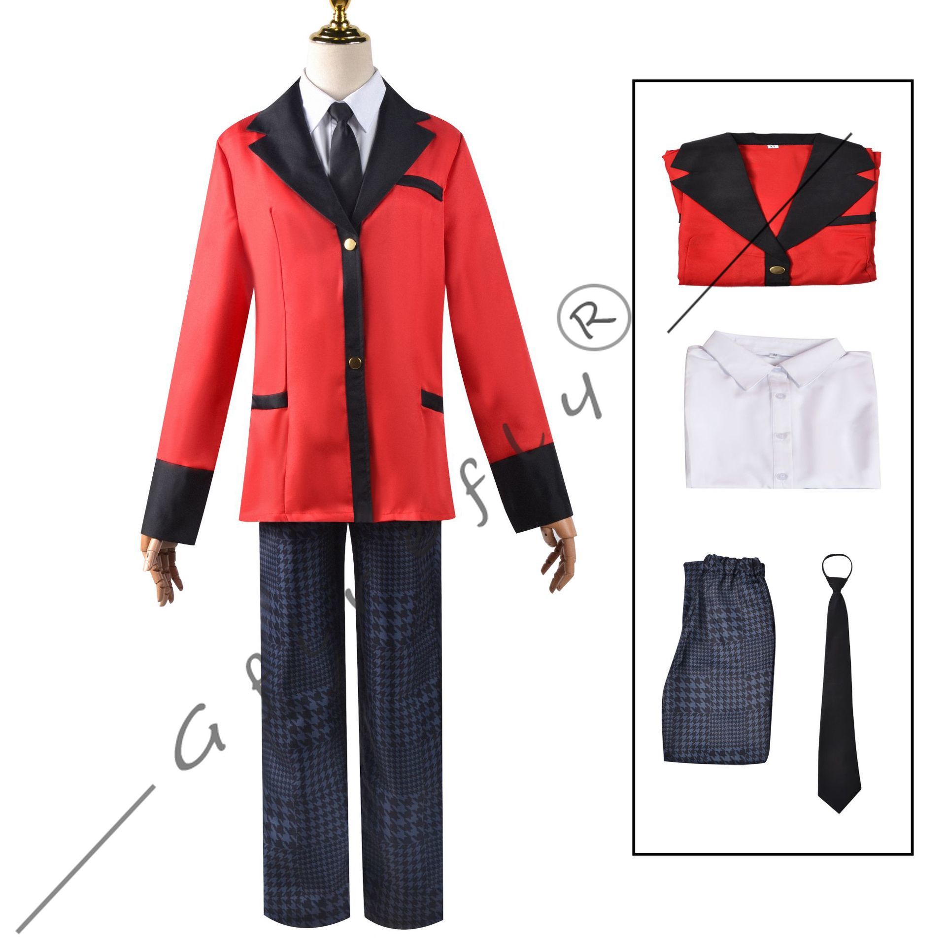 Kakegurui Cosplay Costume Jyab - Anime Cosplay Kakegurui recension och pris