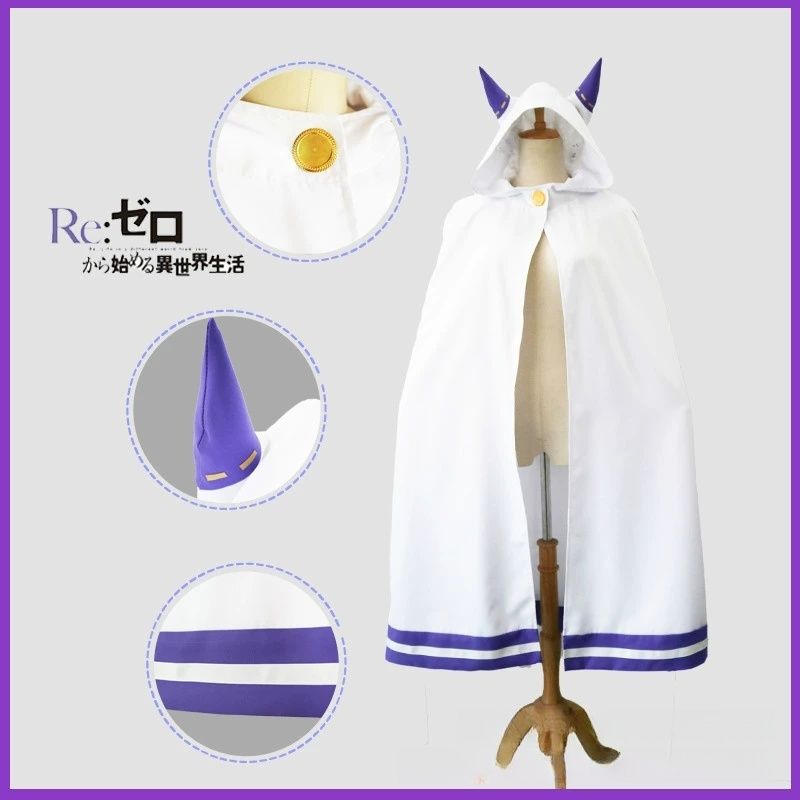 Emilia Cosplay Re Life in a di - Anime Cosplay Re Zero recension och pris