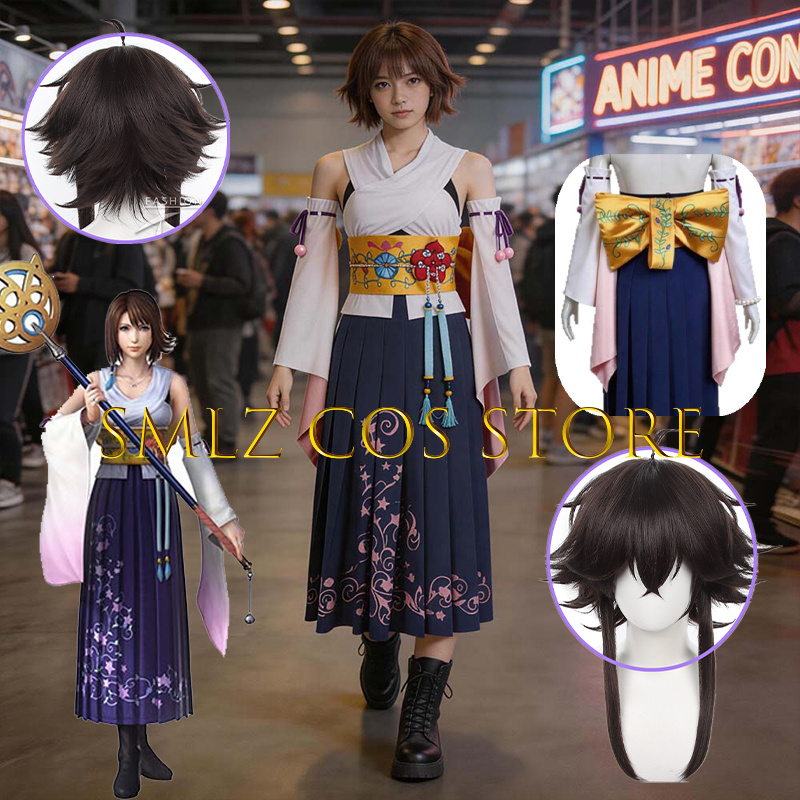 Smlz FFX Yuna Cosplay Anime FF - Anime Cosplay Dresses recension och pris