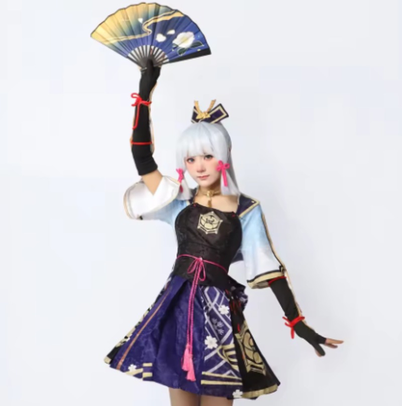 Kamisato Ayaka Cosplay Kostüm  - Anime Cosplay Dresses recension och pris