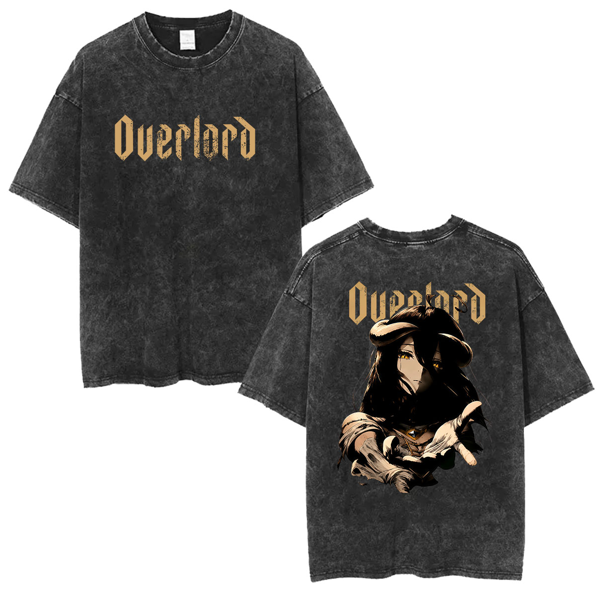 Vintage Washed Anime Overlord  - Anime Cosplay Albedo recension och pris