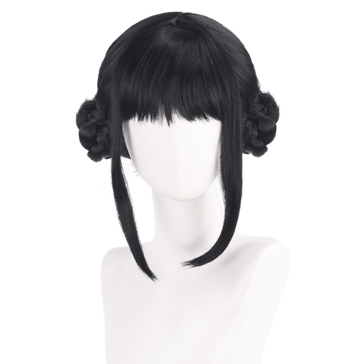 Zoey Cosplay Wig 33cm Black Ha - Anime Zoey Cosplay recension och pris