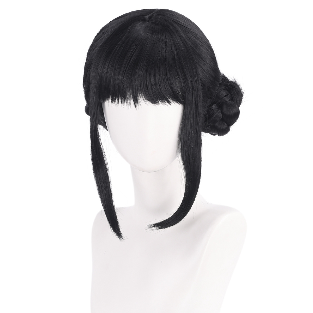 Zoey Cosplay Wig 33cm Black Ha - Anime Zoey Cosplay recension och pris
