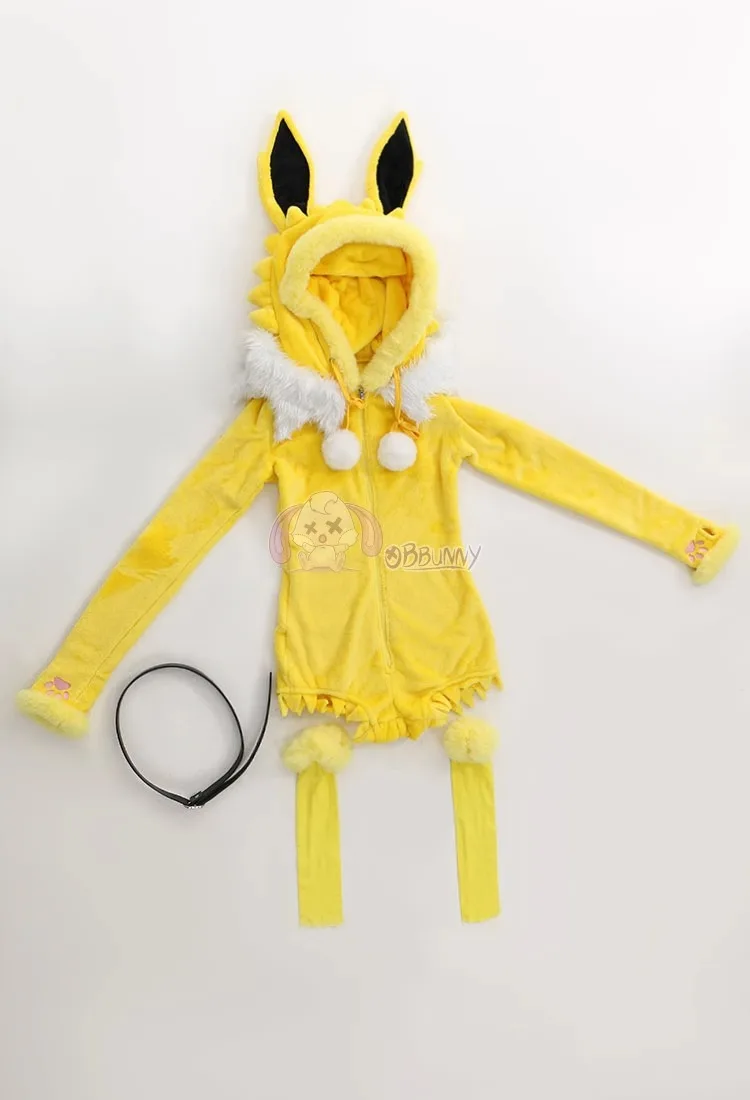 Sexy Deep V Hooded Bodysuit So - Anime Cosplay Bodysuit recension och pris