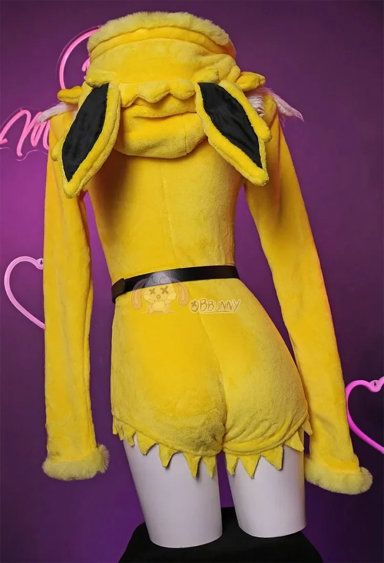Sexy Deep V Hooded Bodysuit So - Anime Cosplay Bodysuit recension och pris
