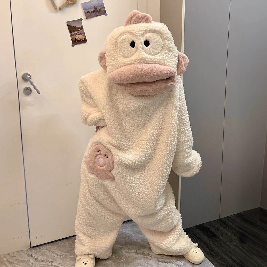 Hangyodon Cute Fish Onesie Paj - Anime Cosplay Thick recension och pris