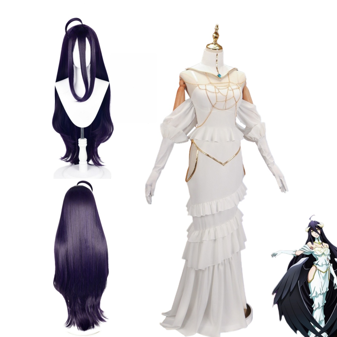 Overlord Arubedo Pure-White De - Anime Cosplay Albedo recension och pris