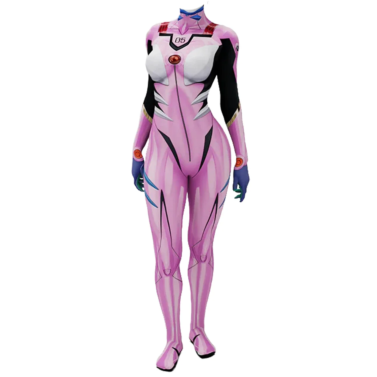Anime EVA 05 Makinami Cosplay  - Anime Cosplay Bodysuit recension och pris