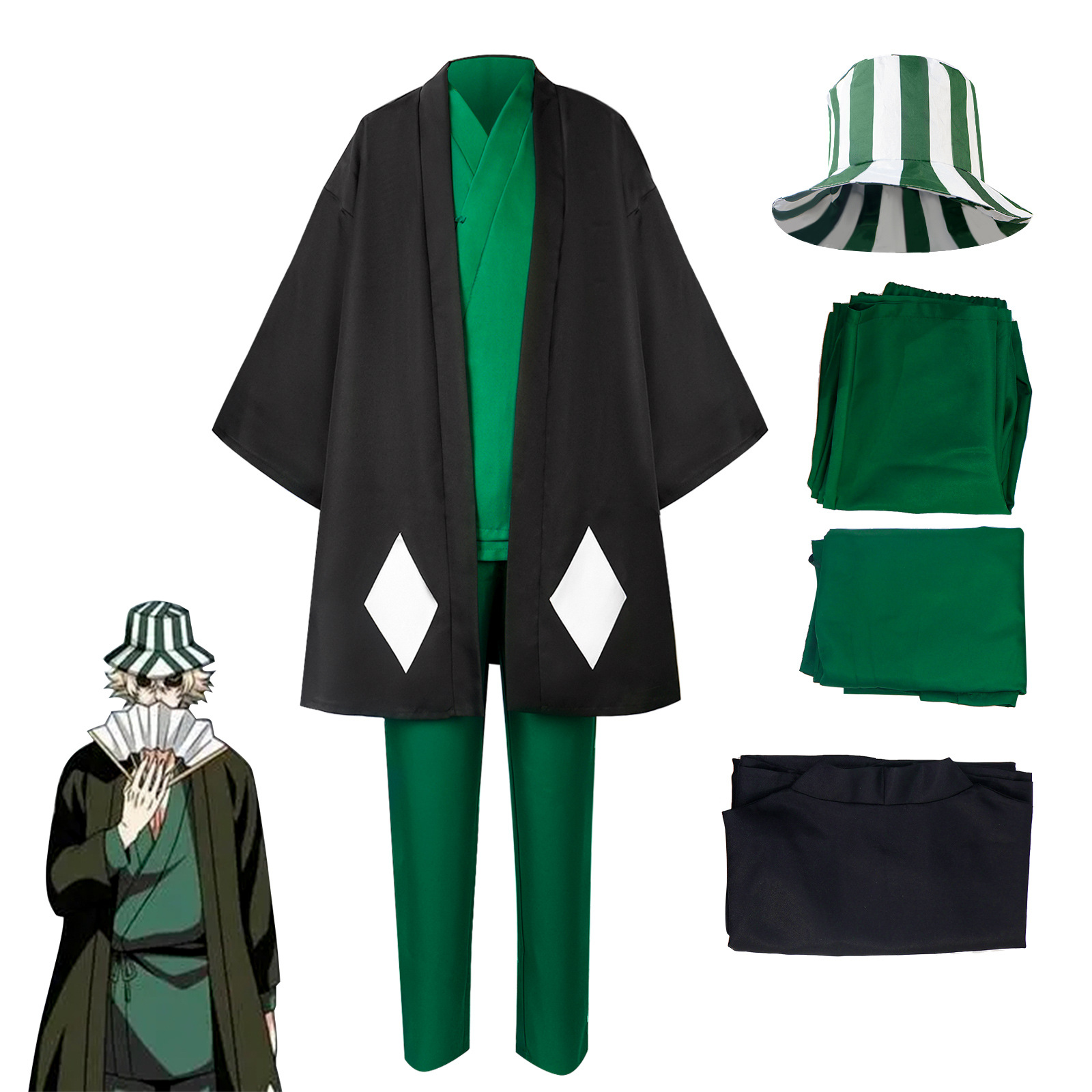 Anime Bleach Cosplay Urahara K - Anime Cosplay Bleach recension och pris
