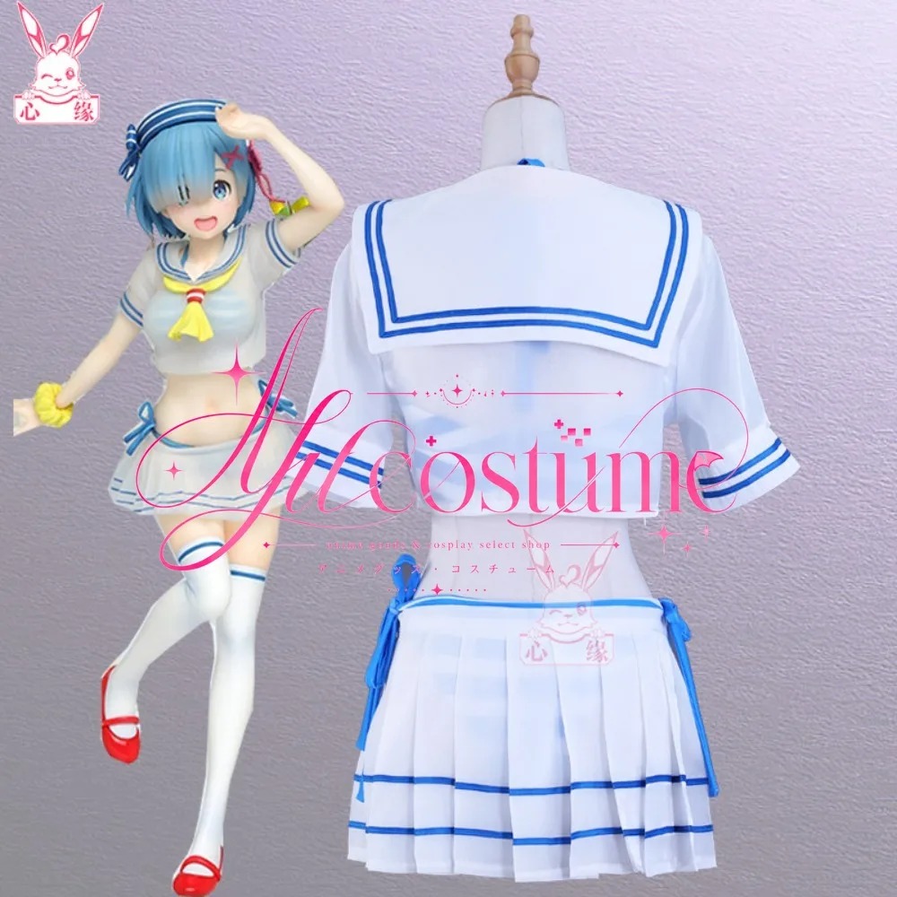 Re Zero Rem Cosplay Costume St - Anime Cosplay Re Zero recension och pris
