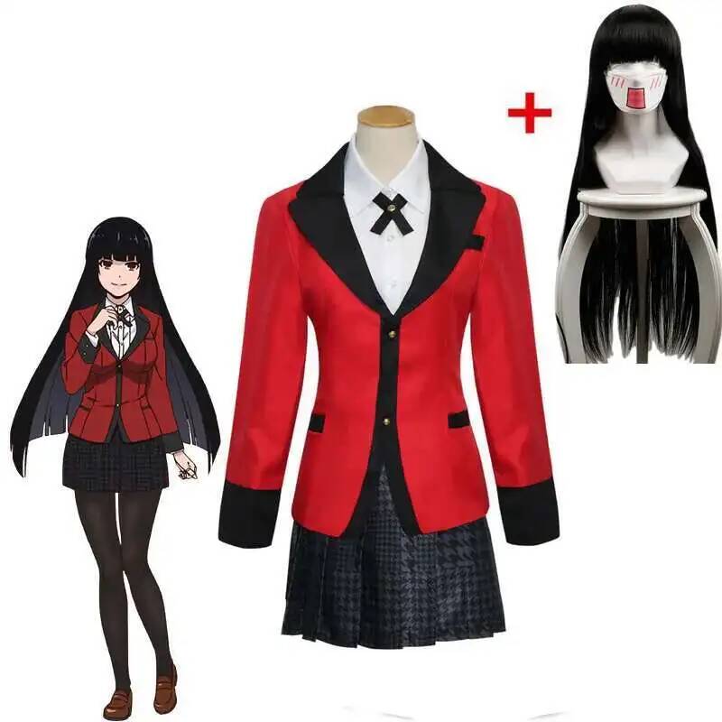 Anime Kakegurui Yumeko Jabami  - Anime Cosplay Kakegurui recension och pris