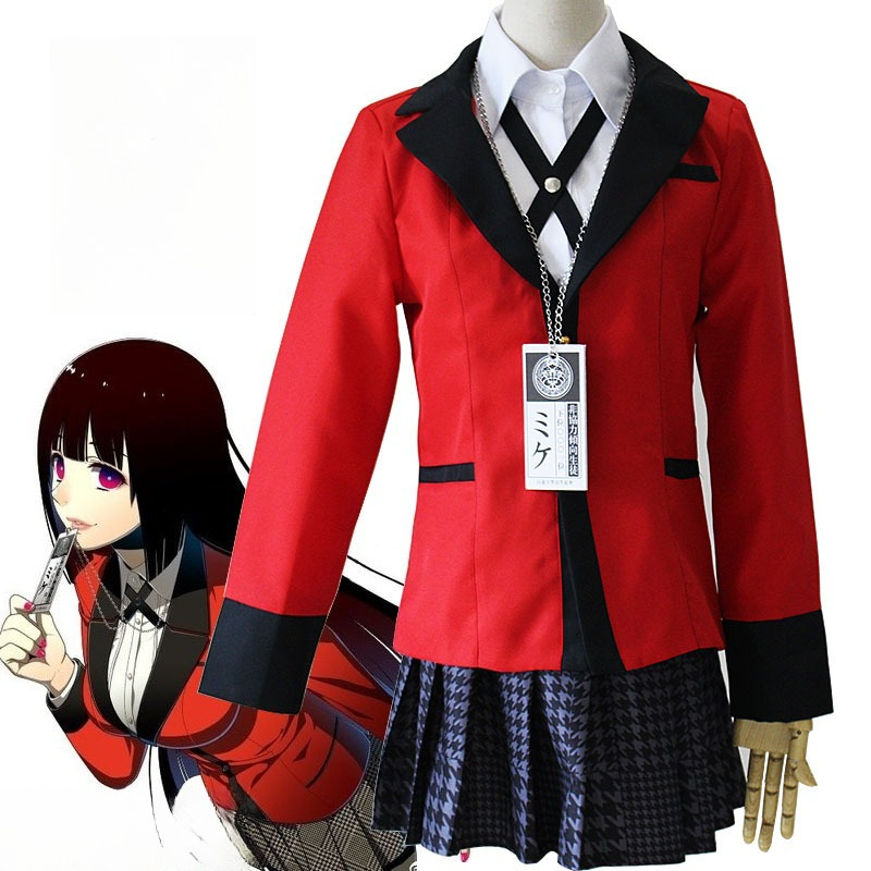 Anime Kakegurui Jabami Yumeko  - Anime Cosplay Kakegurui recension och pris