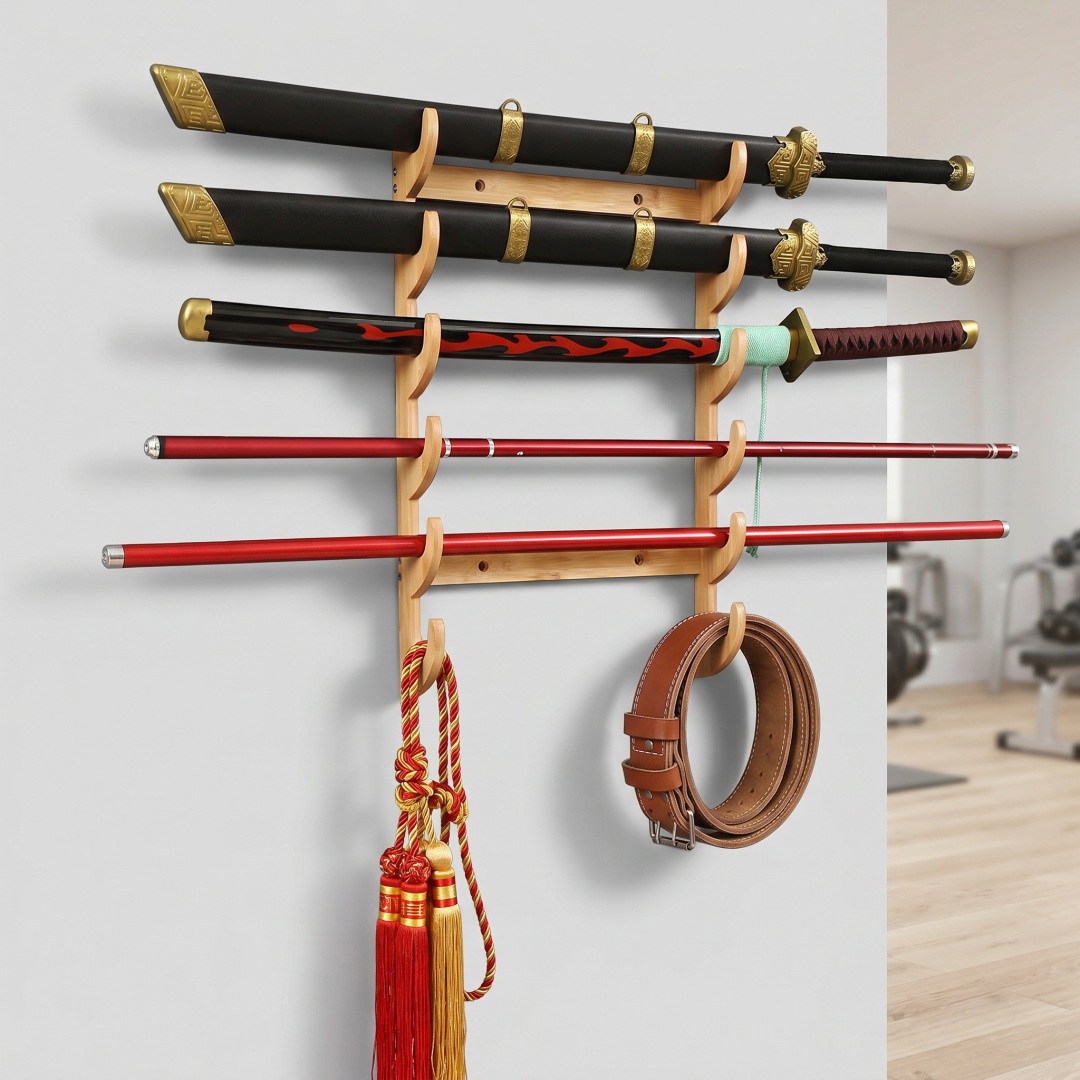 8-Layers Wall Sword Storage Sh - Anime Cosplay Katana recension och pris