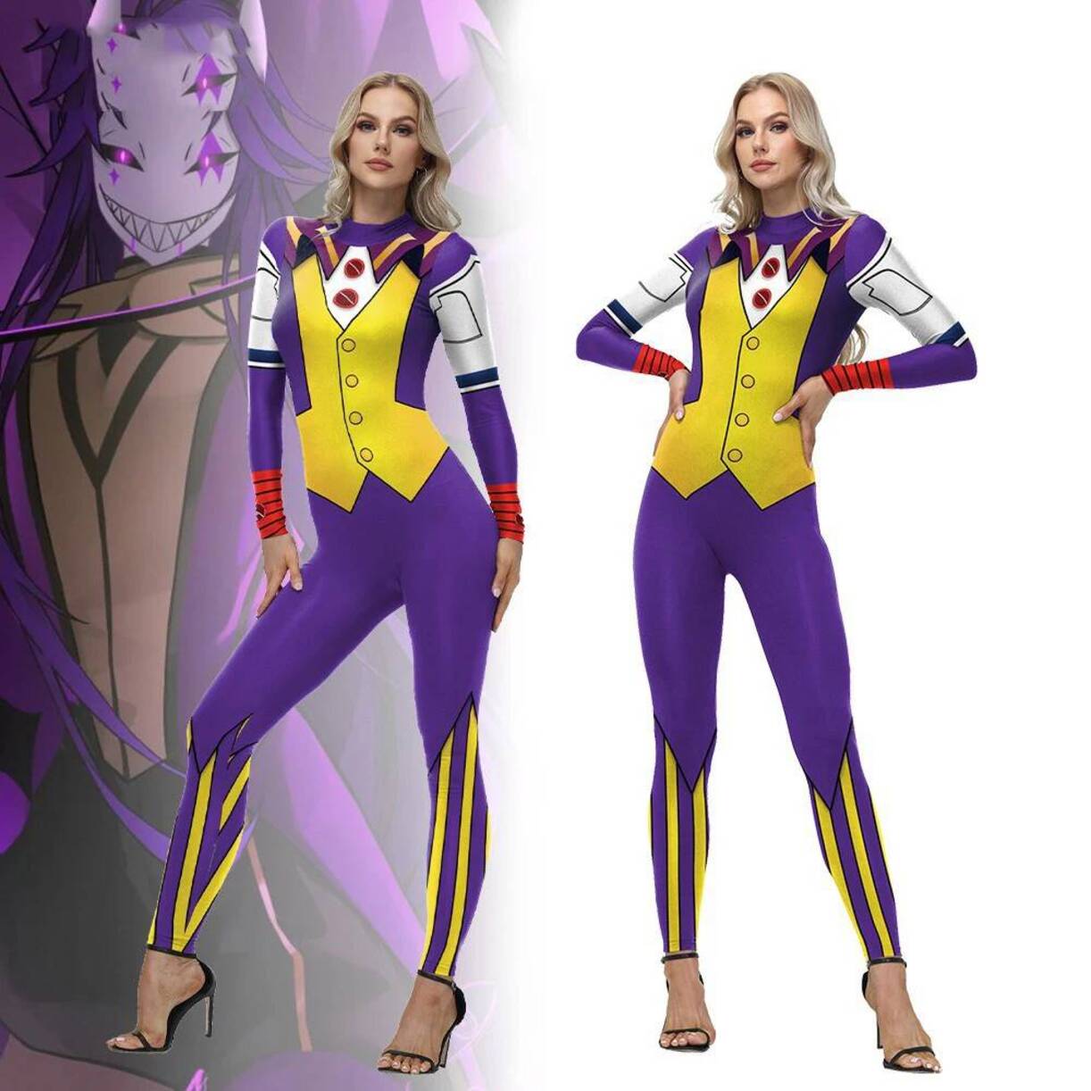 Anime Acg Women Cosplay Pierro - Anime Cosplay Bodysuit recension och pris