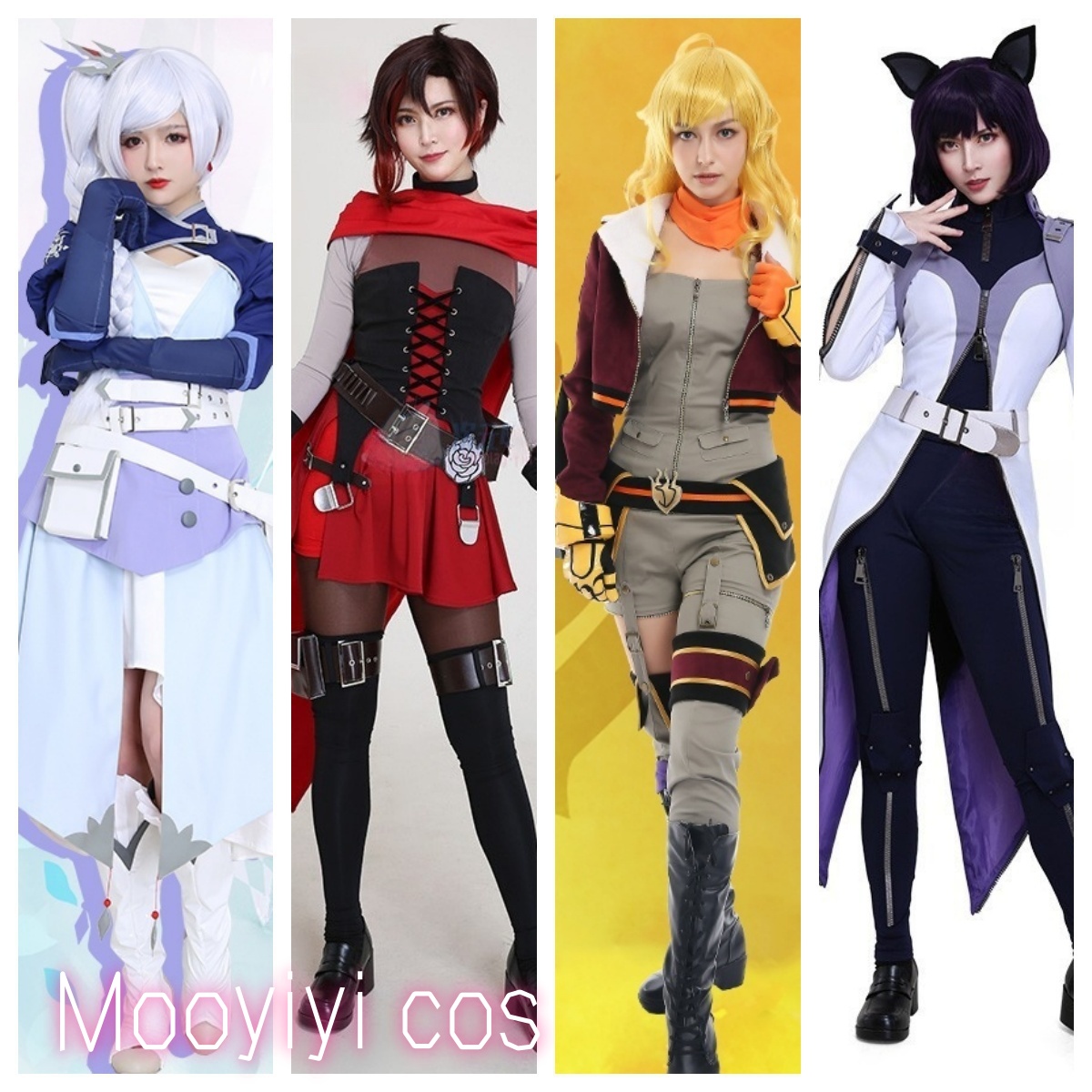 Mooyiyi cos New Weiss/Ruby/Yan - Anime Yang Cosplay recension och pris
