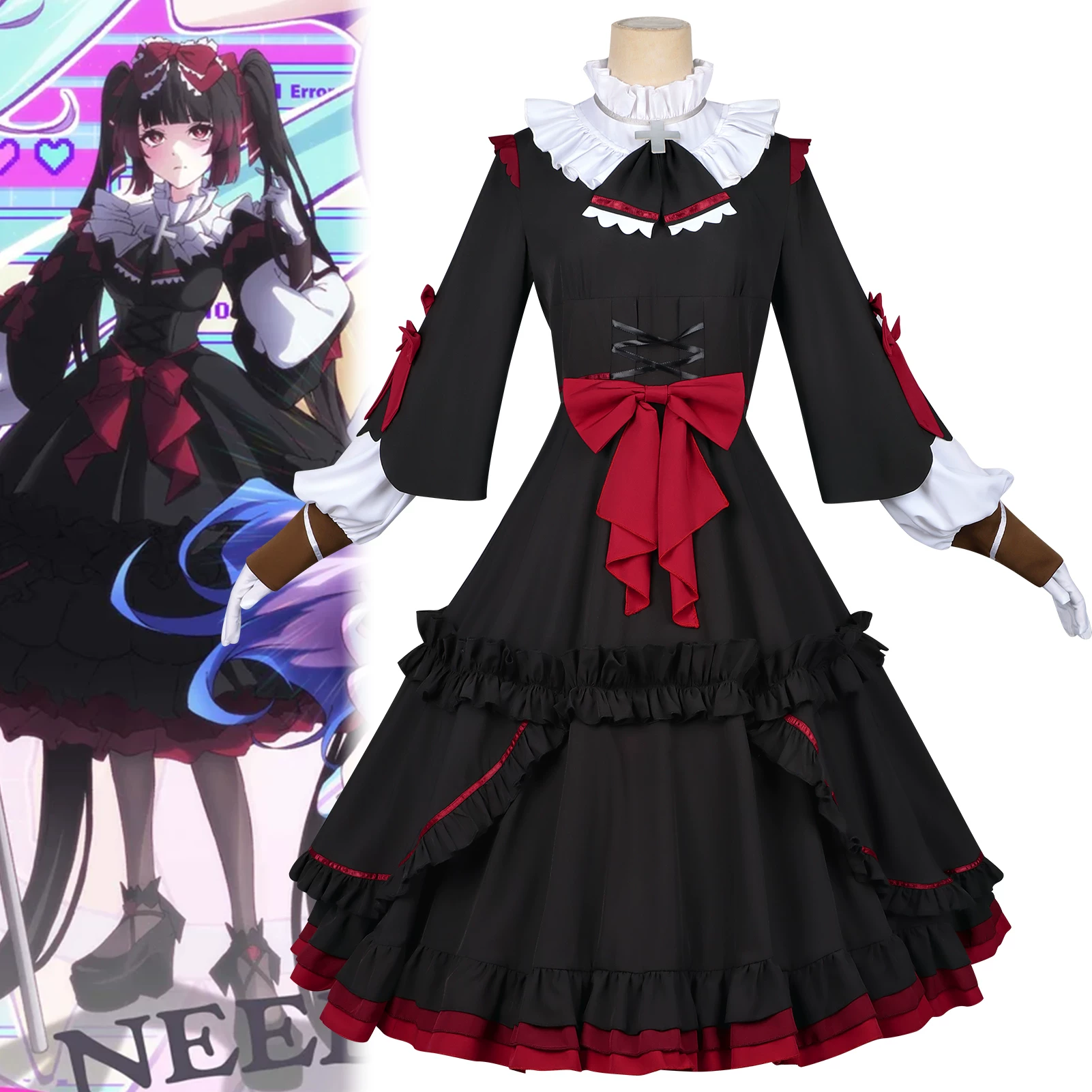 Anime Needy Girl Overdose Goku - Anime Cosplay Black Girl recension och pris