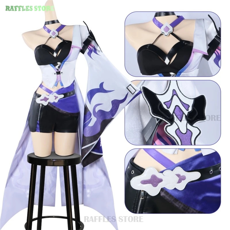 2025 Acheron Costume Wig Game  - Anime Cosplay Event 2025 recension och pris