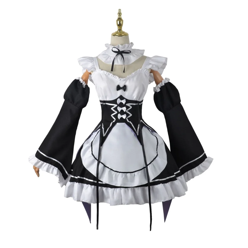 Anime Ram Rem Maid Cosplay Re  - Anime Cosplay Re Zero recension och pris