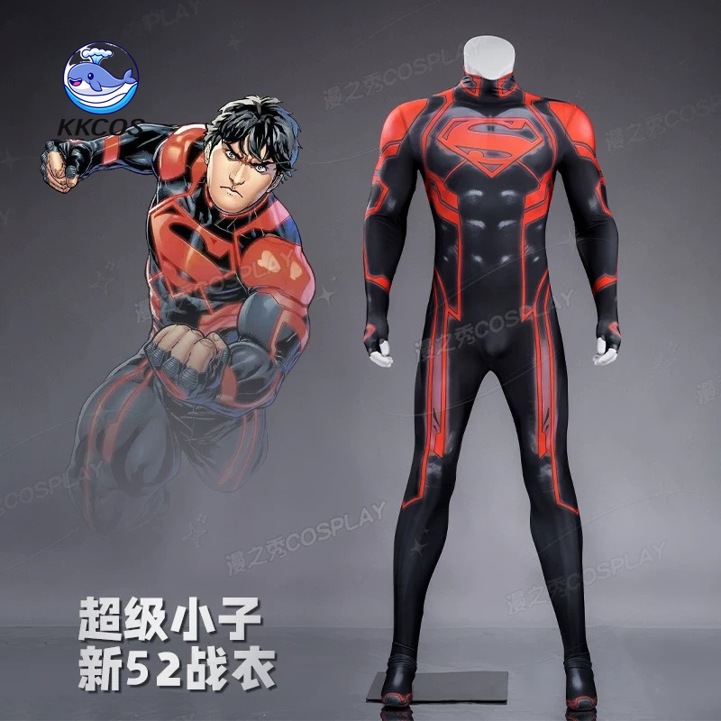 KKCos New 52 Superboy ‌Kon-El‌ - Anime Cosplay Outfits Male recension och pris