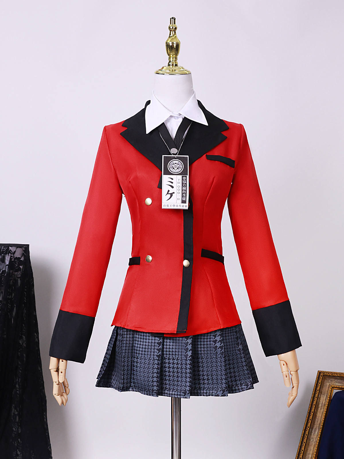 Kakegurui Cosplay Costume Yume - Anime Cosplay Kakegurui recension och pris