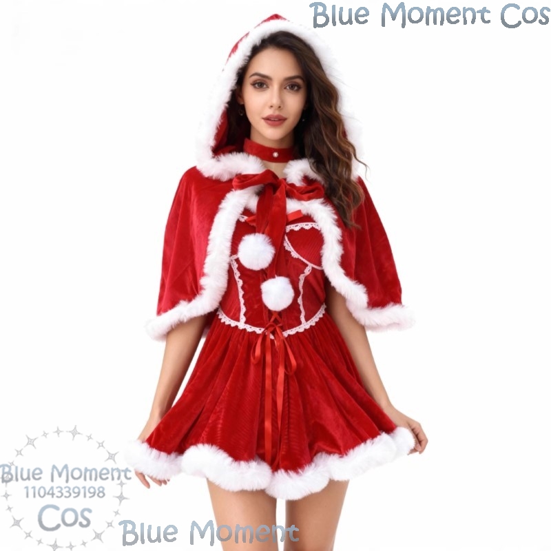 2025 Christmas Red Dress White - Anime Cosplay Event 2025 recension och pris