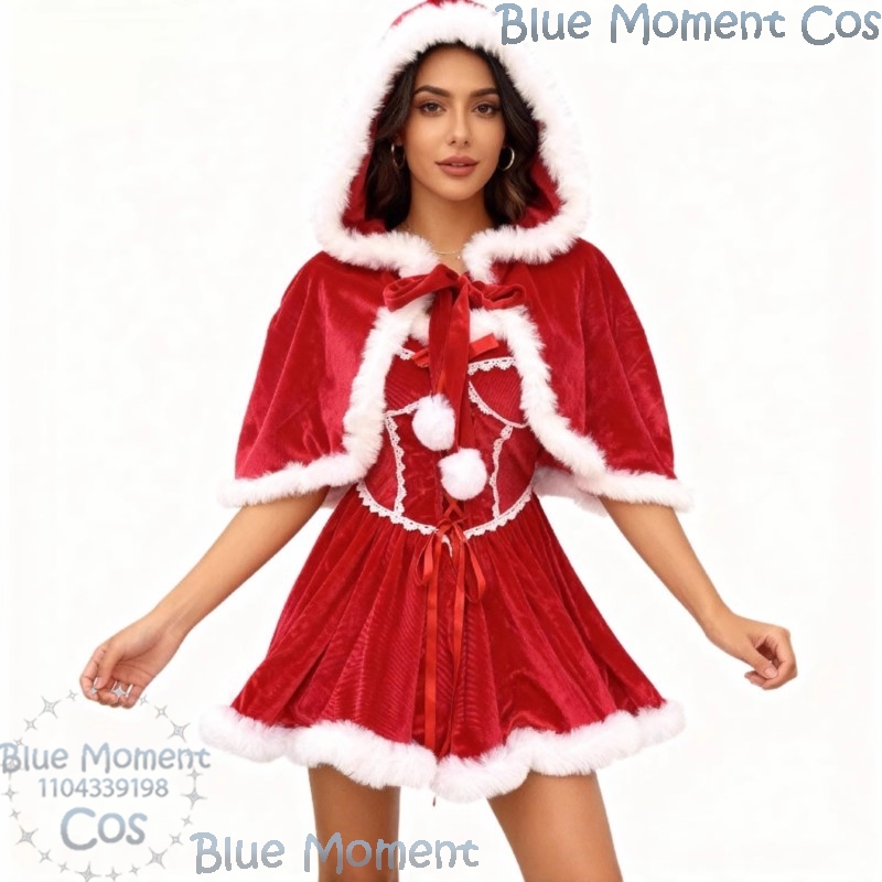 2025 Christmas Red Dress White - Anime Cosplay Event 2025 recension och pris