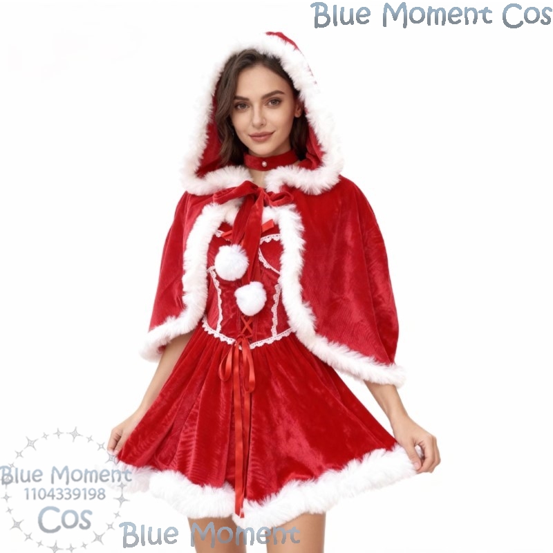 2025 Christmas Red Dress White - Anime Cosplay Event 2025 recension och pris