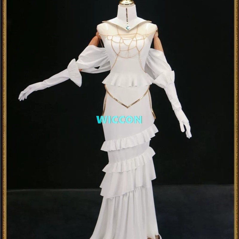 IN STOCK Albedo Costume Wig Wo - Anime Cosplay Albedo recension och pris
