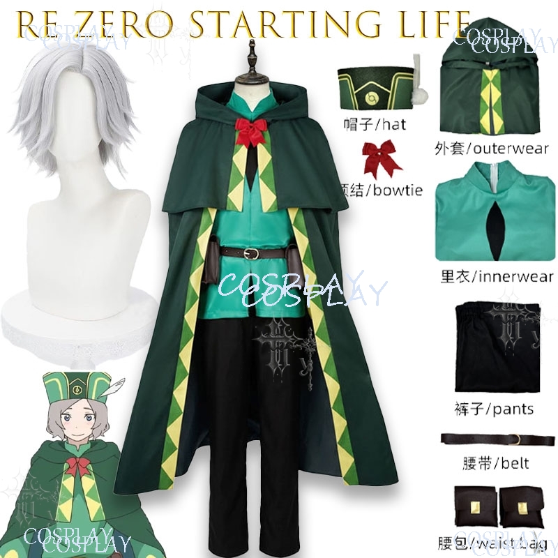 Re Zero Otto Suwen Cos Cloak S - Anime Cosplay Outfits Male recension och pris